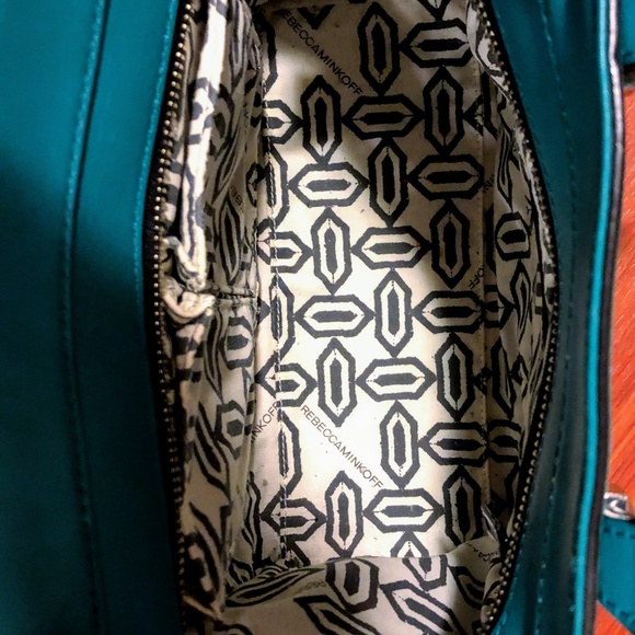 Rebecca Minkoff Mini Avery Tote in Teal - Picture 3 of 8